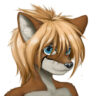 anthropomorphe Füchsin